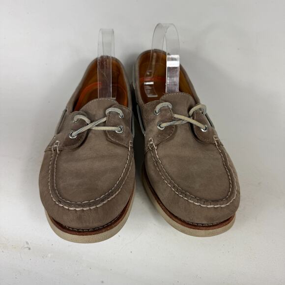 Sperry Authentic Original Boat Shoes Men's 11.5 Brown Leather Slip-on Moc Toe - Picture 4 of 10
